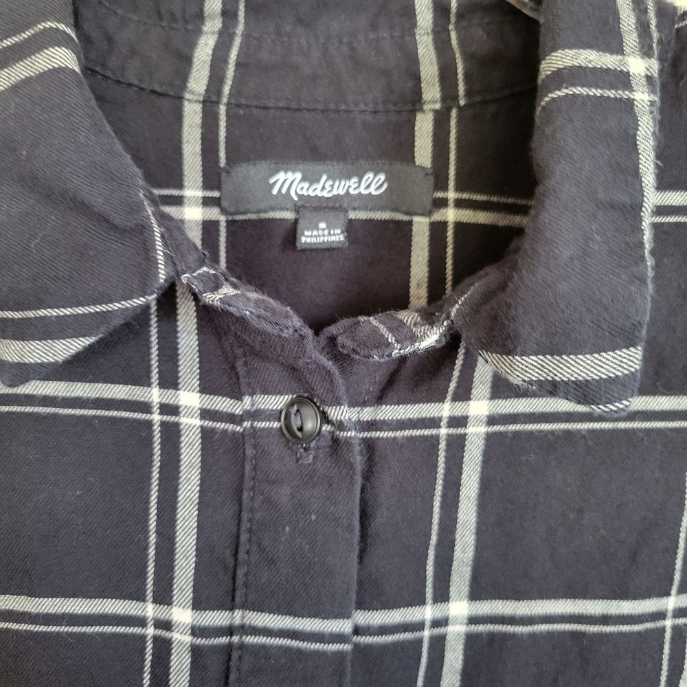 MADEWELL Ex-Boyfriend Plaid Shirt - Picture 4 of 5